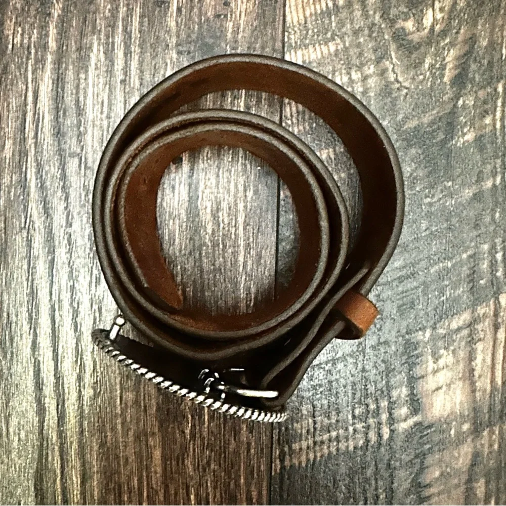 Western | leather heart belt
